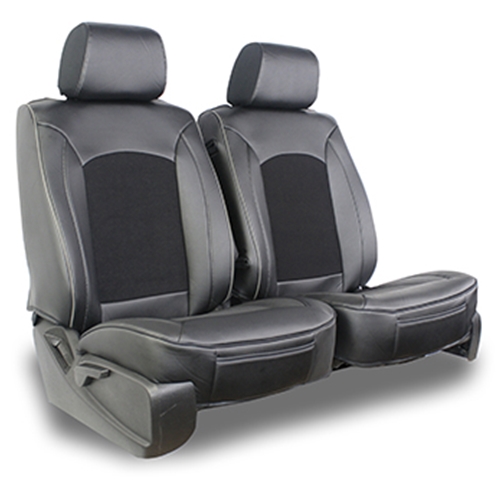 Semi-Custom Leatherette & Suede Combo Seat Covers