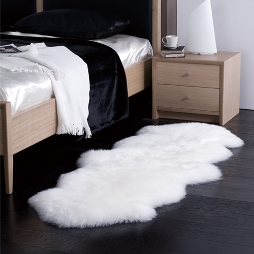 Double Pelt Sheepskin Runner Rug (2'x6.5')