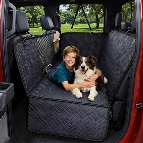 Dog Seat Protector Hammock With Hard Bottom