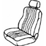 Custom Made Leatherette Diamond Seat Covers