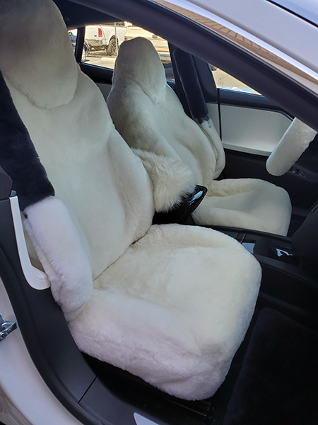 Tesla Model S Sheepskin Seat Covers