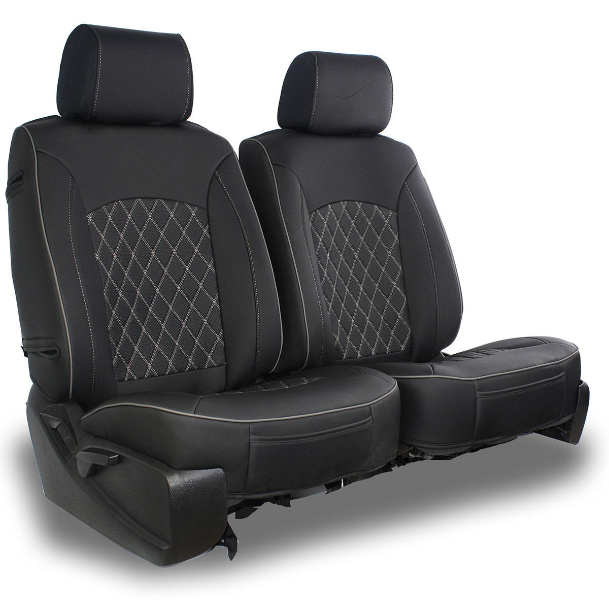 Semi Custom Leatherette Diamond Seat, What Is Leatherette Upholstery