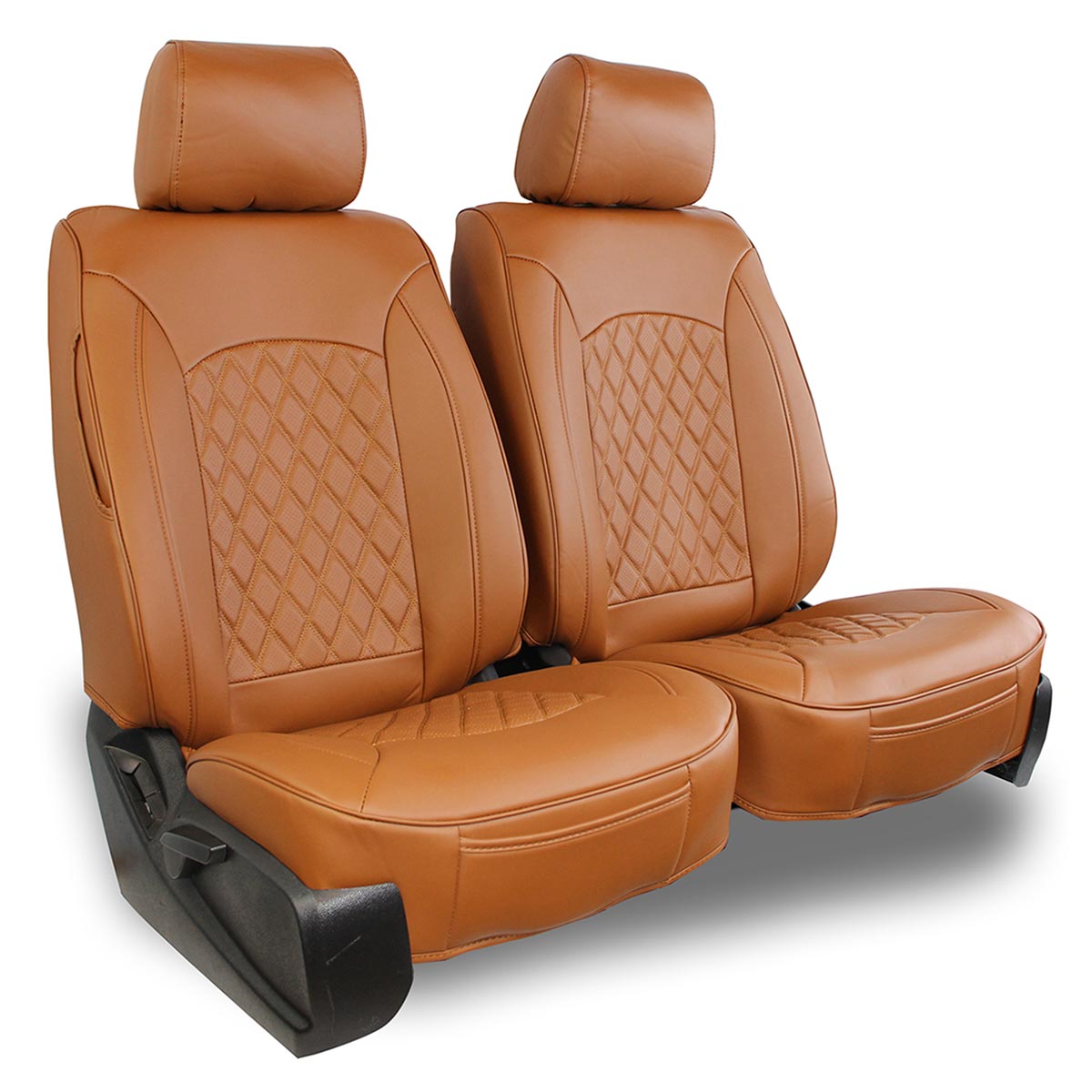 Semi-Custom Leatherette Diamond Seat Covers - Premium Quality